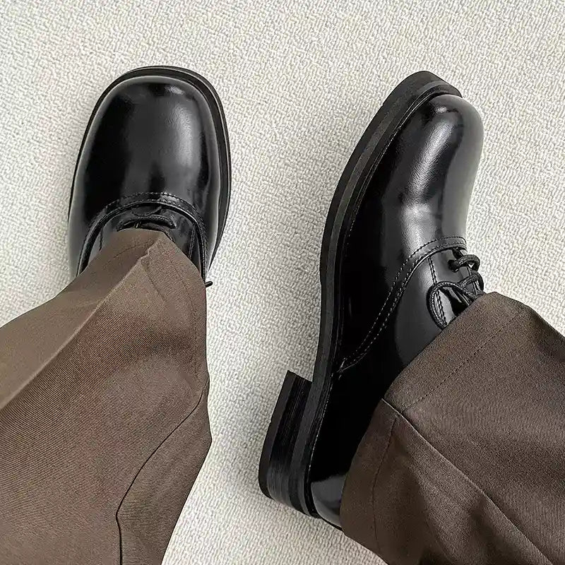 ブラウンモードローファー SHE102