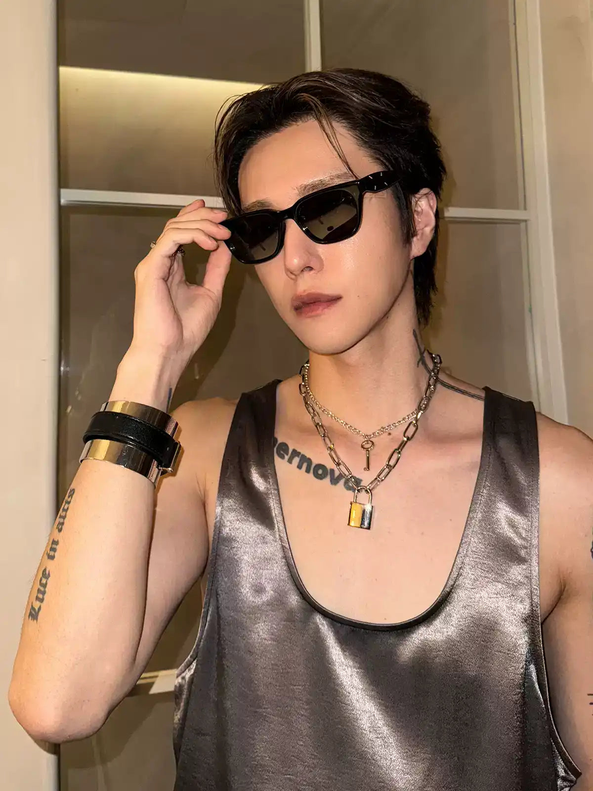 ロックチェーンネックレス B101