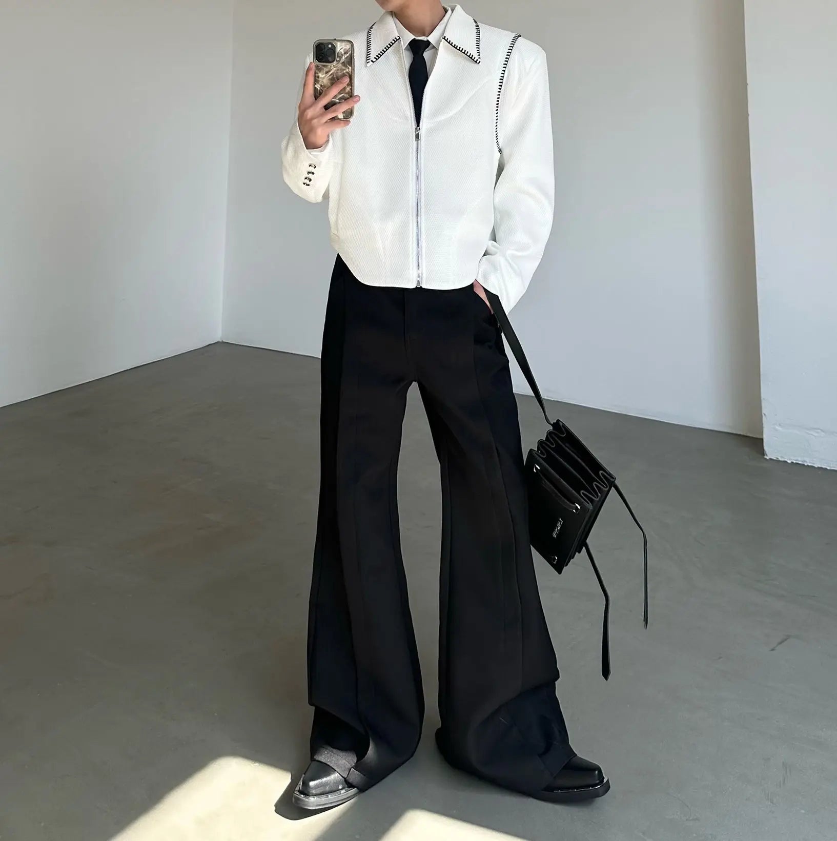 ドレープフレアスラックス J201