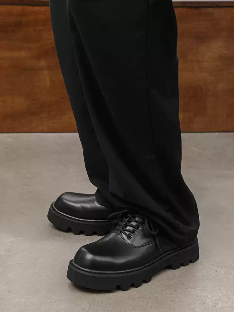 スクエアトゥダービーシューズ SHE101