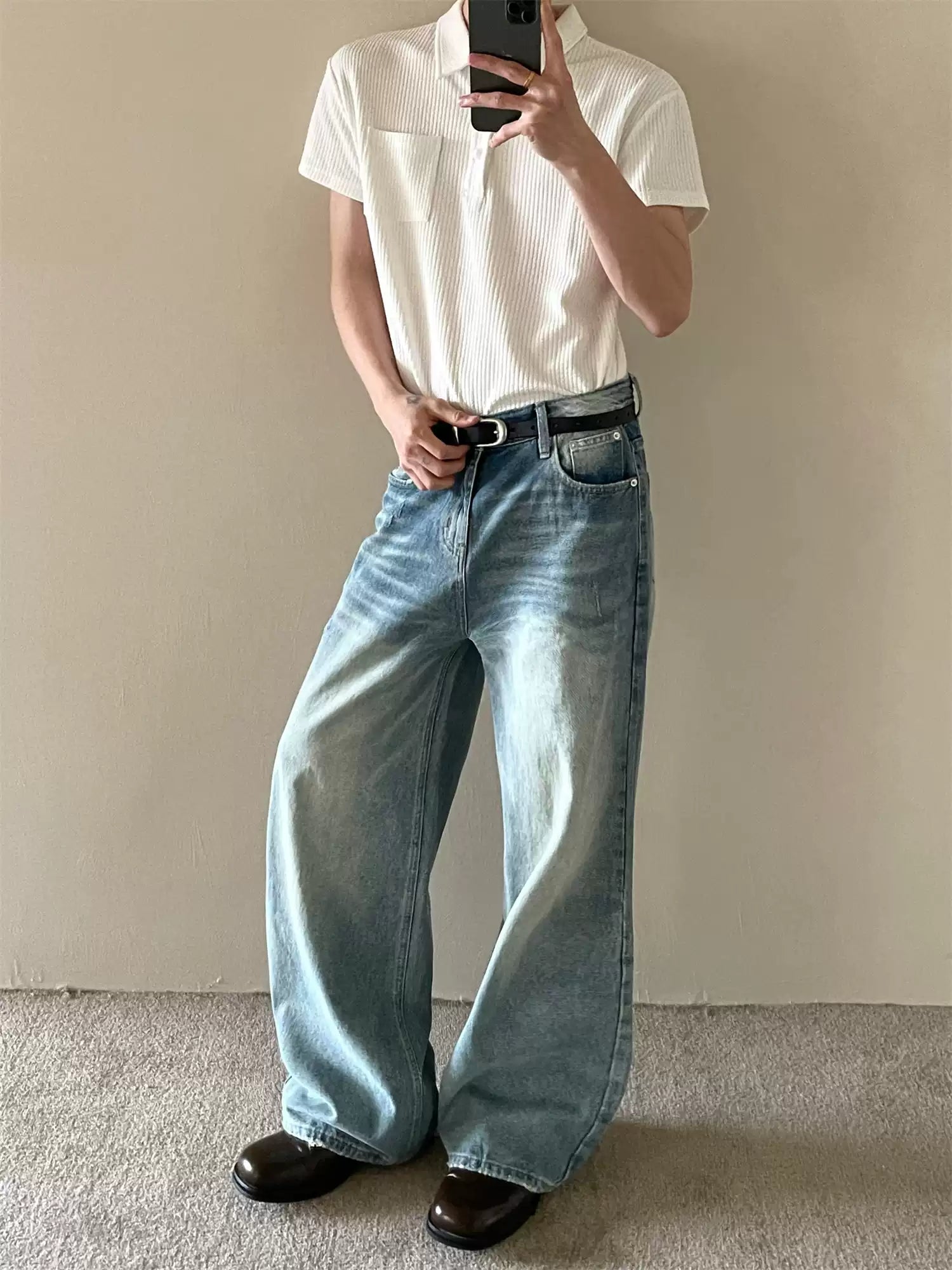 クリーンストレートデニム J102