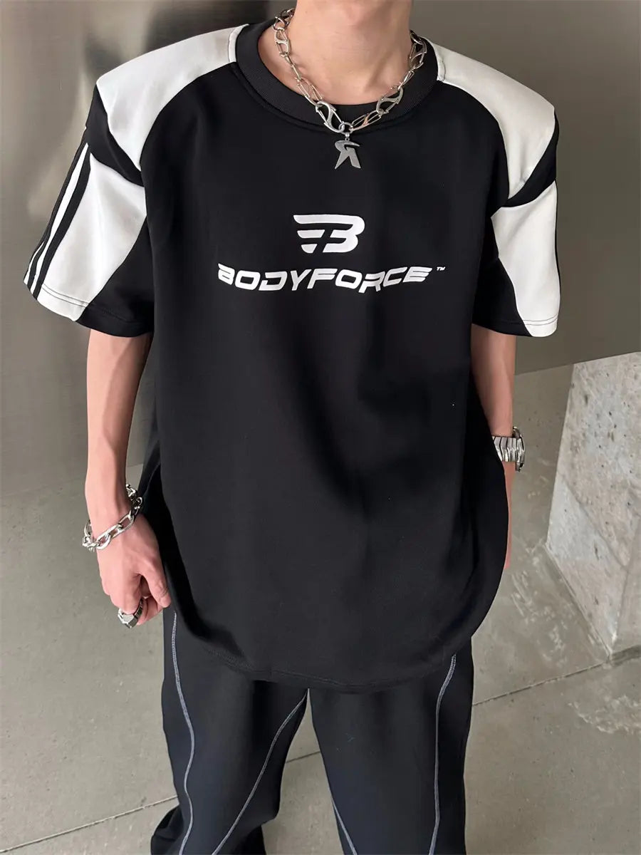 バイカラーショルダーTシャツ TS2033