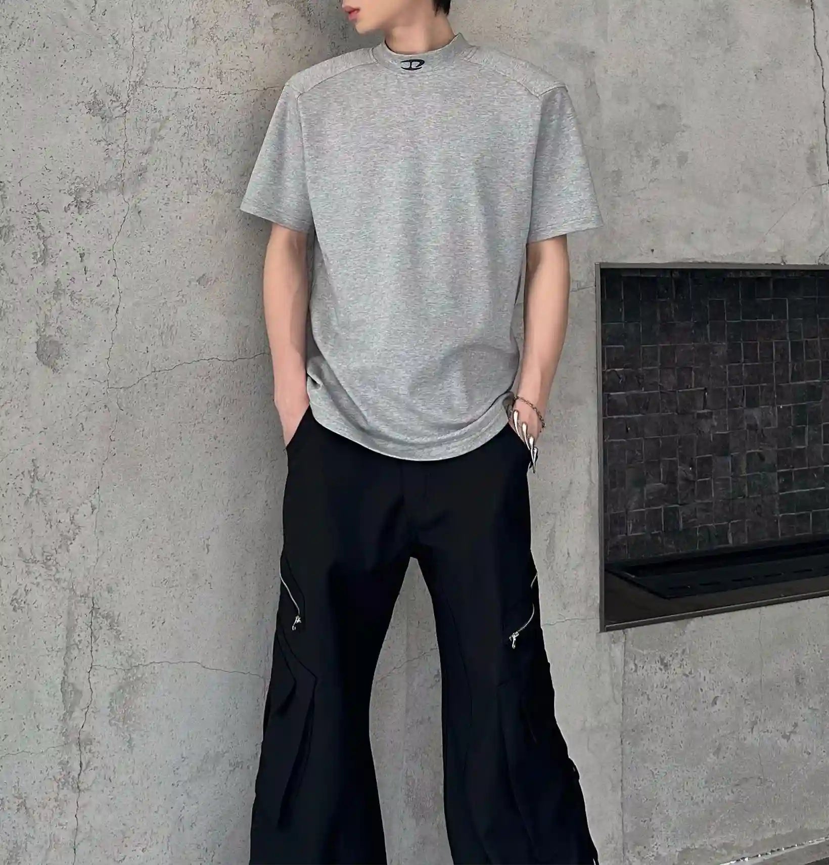 ショルダーパッドTシャツ S1401