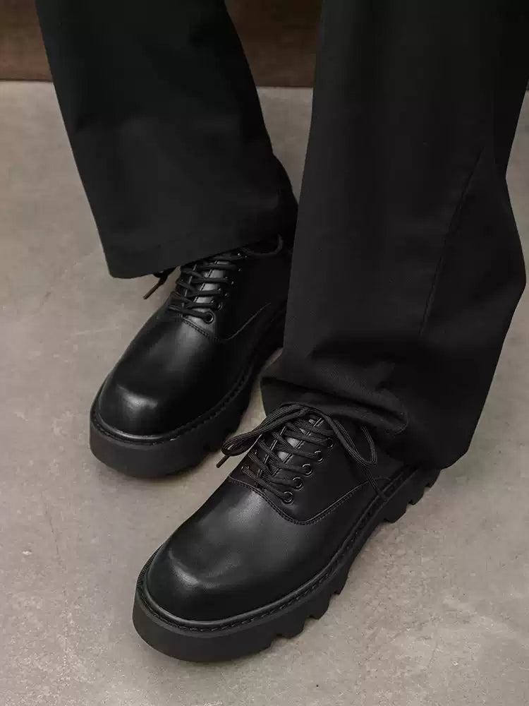 スクエアトゥダービーシューズ SHE101