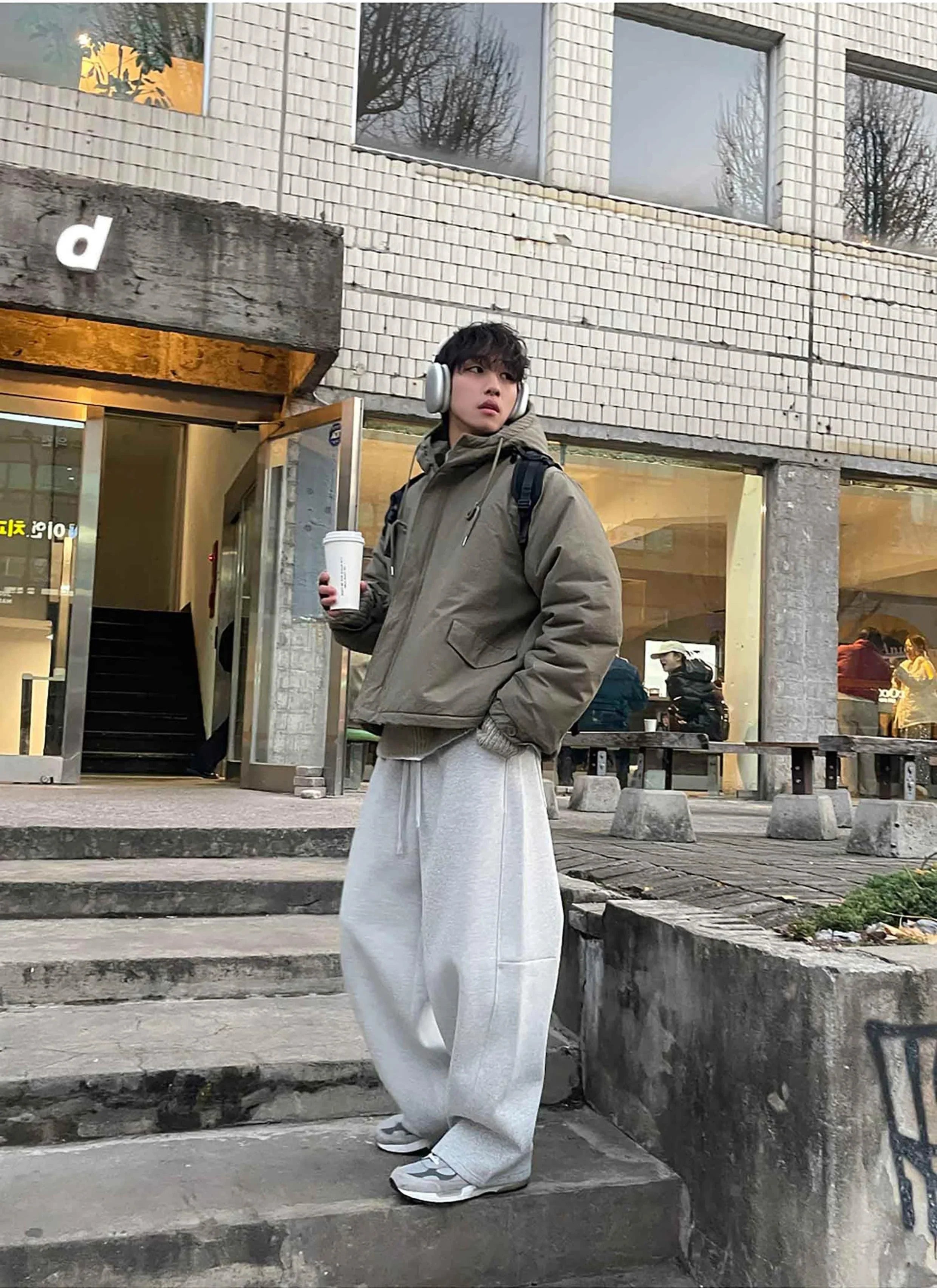 ドレープワイドパンツ J301