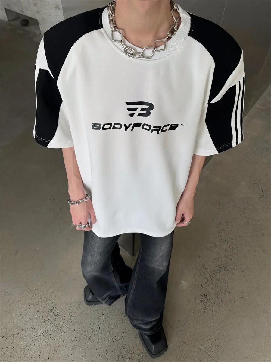 バイカラーショルダーTシャツ TS2033