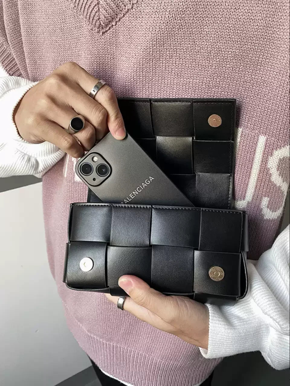モダンイントレチャートミニショルダーバッグ BAG101