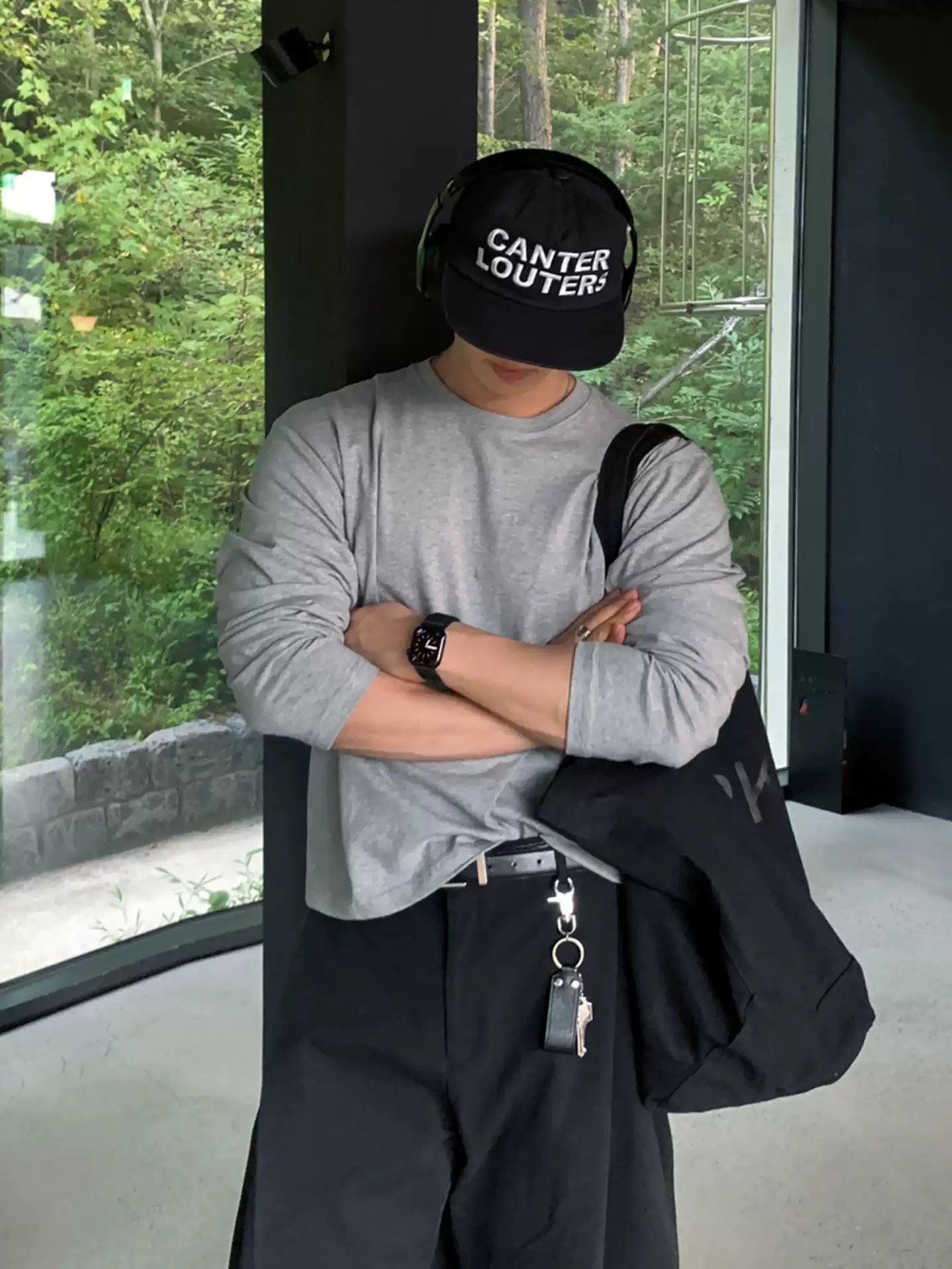 ルーズフィットロングスリーブTシャツ S100a