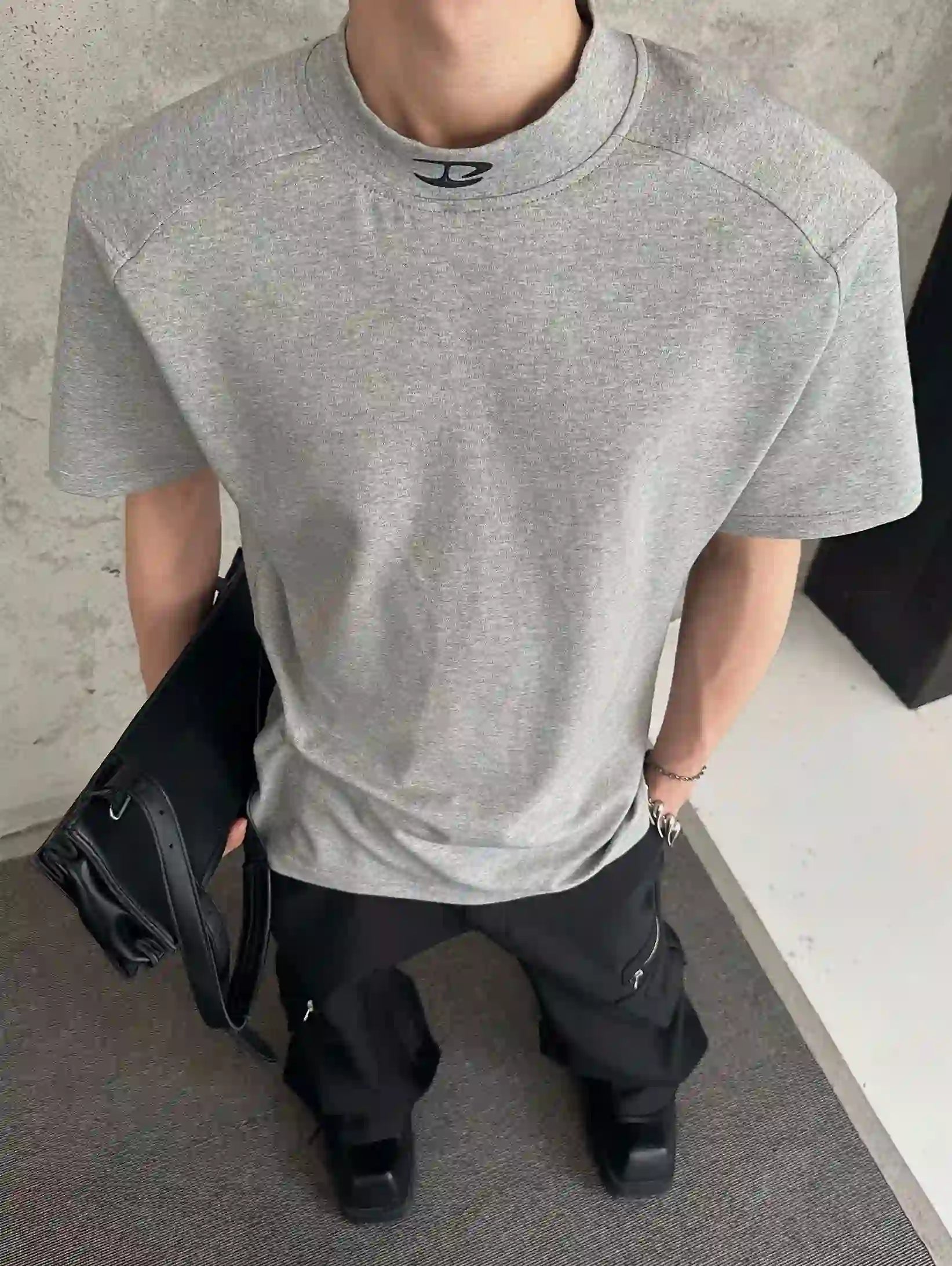 ショルダーパッドTシャツ S1401