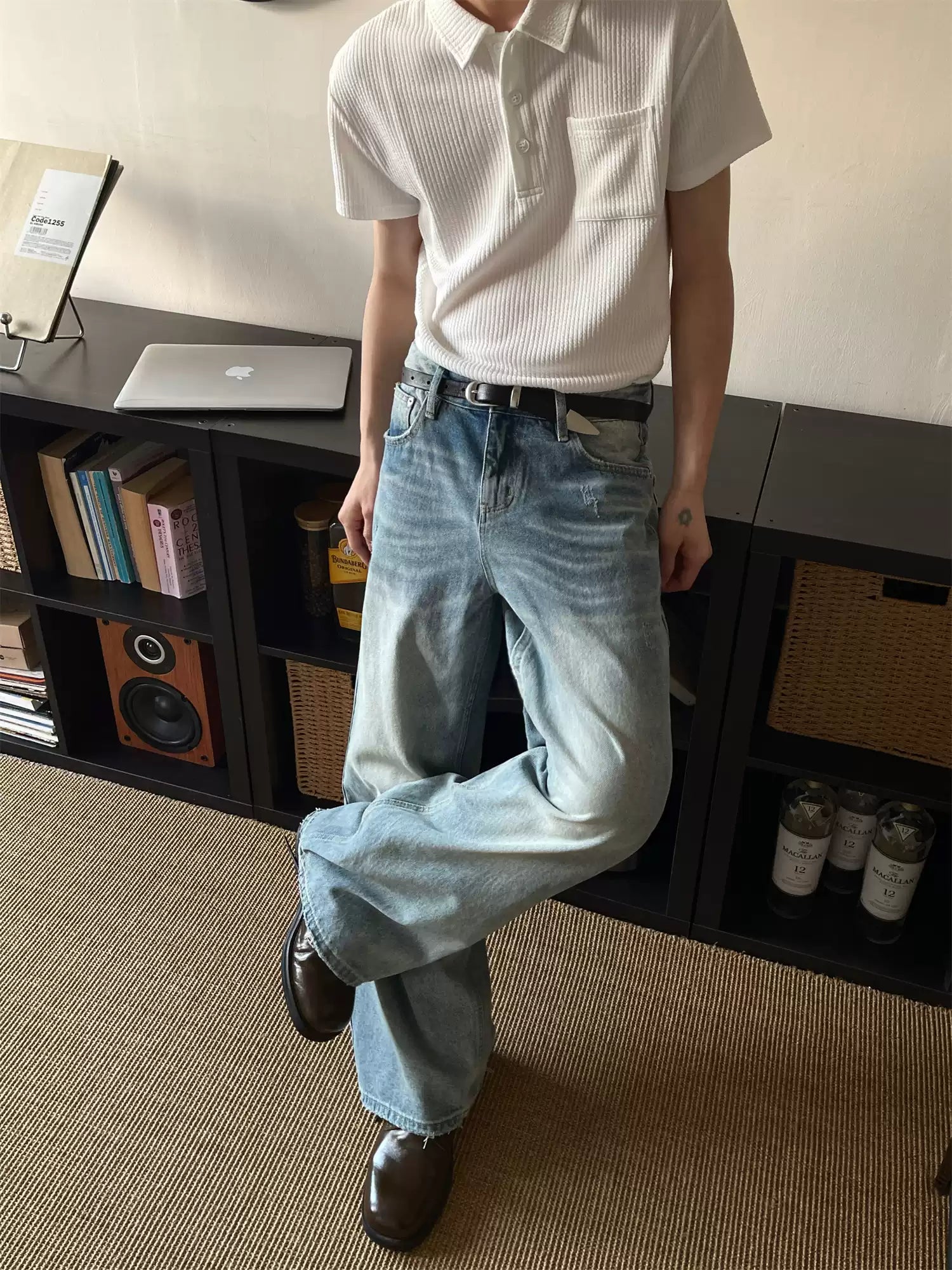 クリーンストレートデニム J102