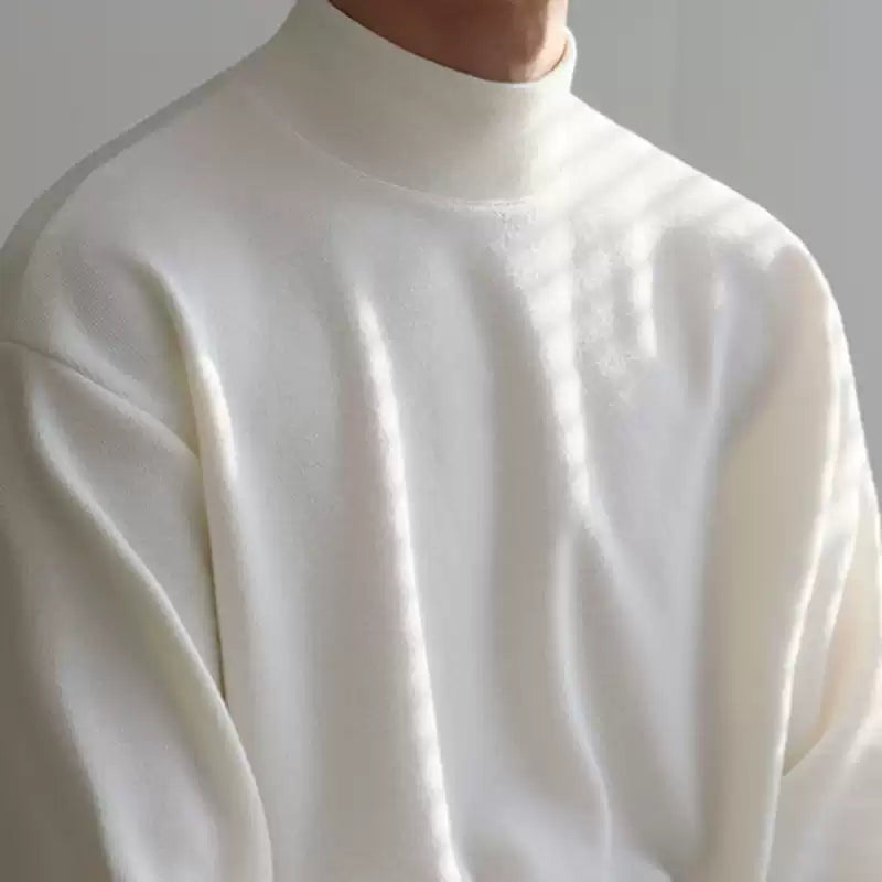 コットンハイネックロングTシャツ T101